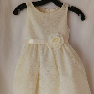 Sophia Young Designs Ivory Lace Flower Girl Pageant Dress Size 6 NWT